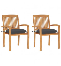 Chaises de jardin 2 pcs...