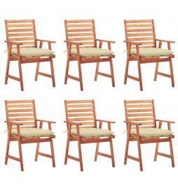 Chaises à dîner d'extérieur...