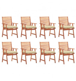 Chaises à dîner d'extérieur...