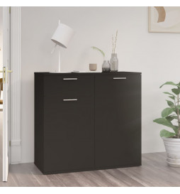 Buffet Noir 80x36x75 cm...