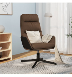 Chaise de relaxation Marron...