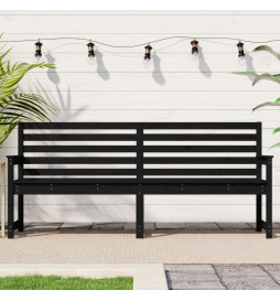 Banc de jardin noir...