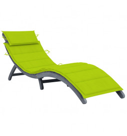 Chaise longue avec coussin...