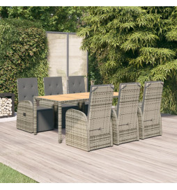 Mobilier à dîner de jardin...