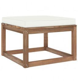 Repose-pied de jardin avec...