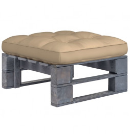 Pouf palette de jardin Bois...