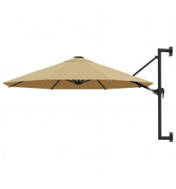 Parasol mural avec mât...