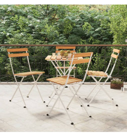 Chaises de bistrot pliantes...