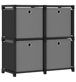 Étagère à 4 cubes avec...
