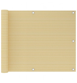 Écran de balcon Beige...