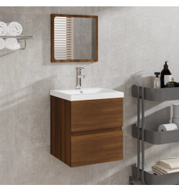 Armoire de bain et miroir...