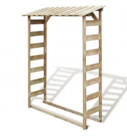 Abri de stockage du bois de...