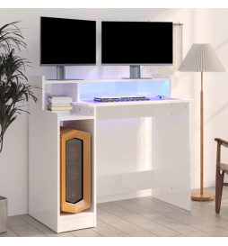 Bureau lumières LED Blanc...