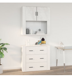 Armoire murale Blanc...