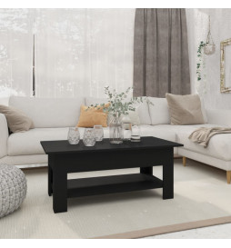 Table basse Noir 102x55x42...