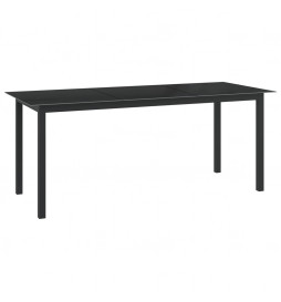 Table de jardin Noir...