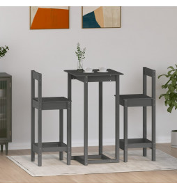 Ensemble de bar 3 pcs Gris...