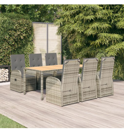 Mobilier à dîner de jardin...