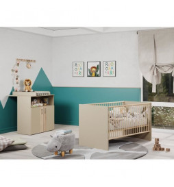 Chambre bébé Duo : Lit 70 x...