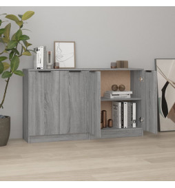 Buffets 2 pcs Sonoma gris...