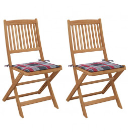 Chaises pliables de jardin...
