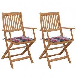Chaises pliables de jardin...