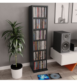 Armoire à CD Noir 21x20x88...