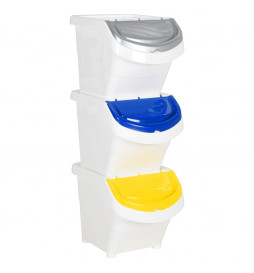 Poubelles empilables avec...