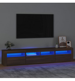 Meuble TV avec lumières LED...