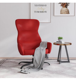 Chaise de relaxation Rouge...