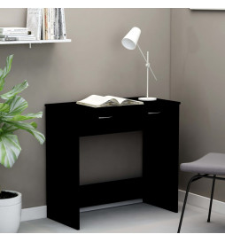 Bureau Noir 80x40x75 cm...