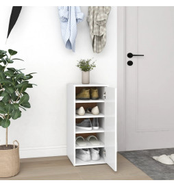 Armoire à chaussures Blanc...