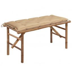 Banc de jardin pliable avec...