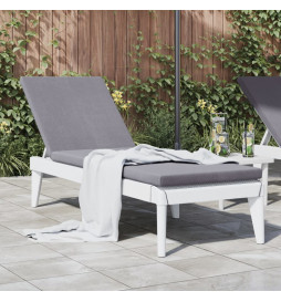 Chaise longue blanc...