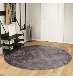 Tapis lavable gris Ø 200 cm...