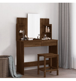 Coiffeuse avec miroir chêne...