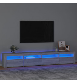 Meuble TV avec lumières LED...