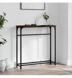 Table console chêne fumé...