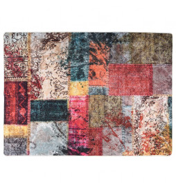 Tapis lavable patchwork...