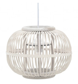 Lampe suspendue Blanc Osier...