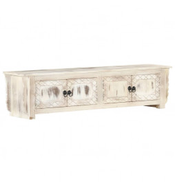 Meuble TV Blanc 140x30x35...