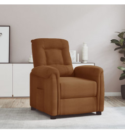 Fauteuil inclinable Marron...