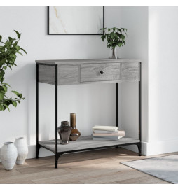 Table console sonoma gris...