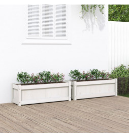 Jardinières 2 pcs blanc...