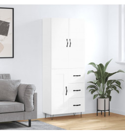 Buffet haut Blanc brillant...