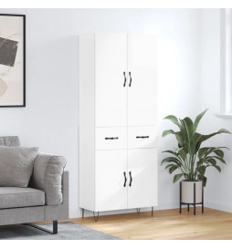 Buffet haut Blanc brillant...