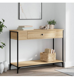 Table console chêne sonoma...