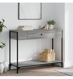 Table console sonoma gris...