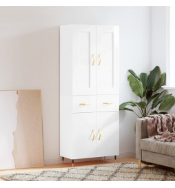 Buffet haut Blanc brillant...