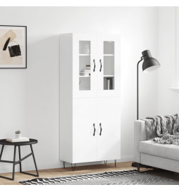 Buffet haut Blanc brillant...